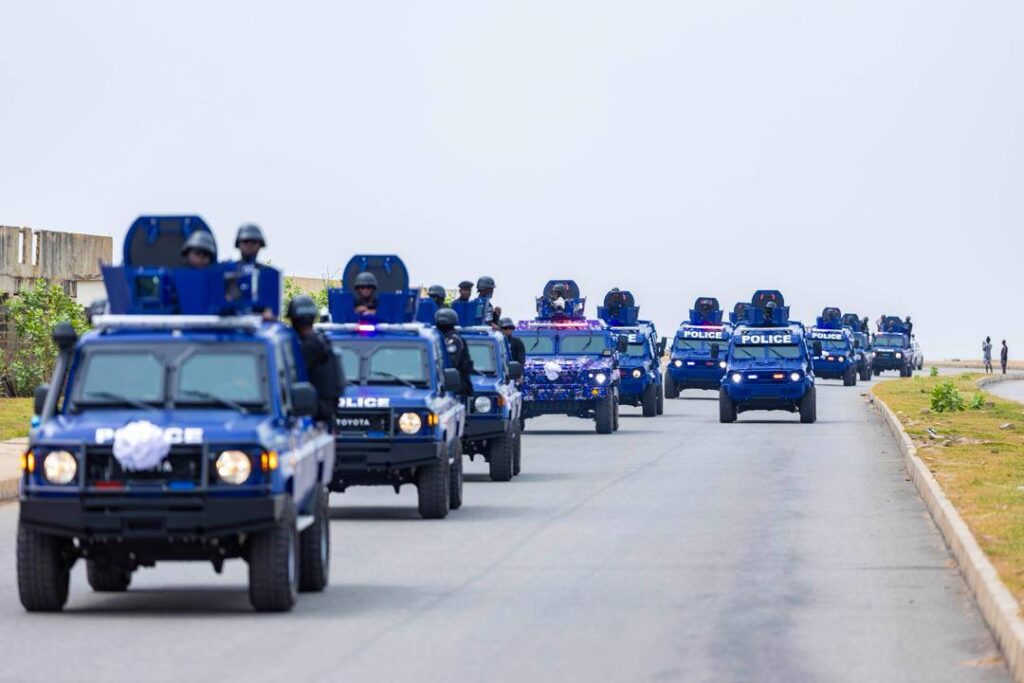 IGP Leads Ghana Police Show-of-Force Exercise with Newly Acquired Armoured Vehicles IGP Leads Ghana Police Show-of-Force Exercise with Newly Acquired Armoured Vehicles